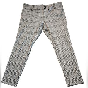Torrid Houndstooth Plaid Pants - Size 10R - Black/White